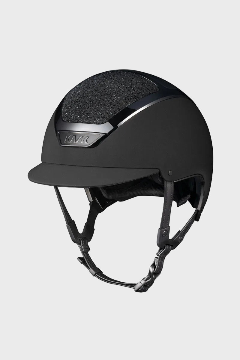 KASK Dogma Chrome II Crystal Carpet Black/Black Frame with Black Crystals
