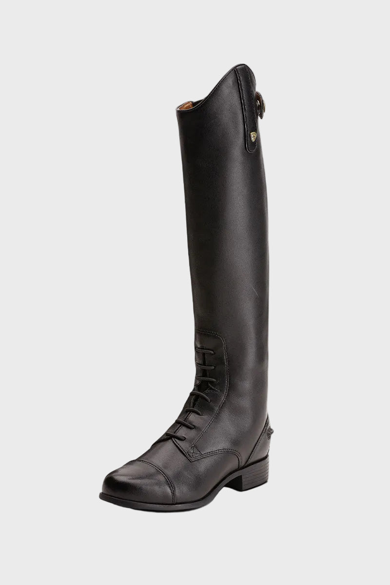 Ariat Kids Heritage Contour Field Zip Tall Riding Boot Black