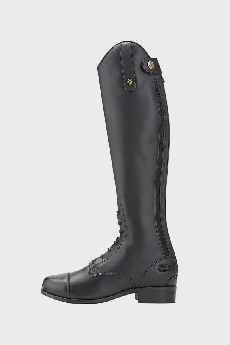 Ariat Kids Heritage Contour Field Zip Tall Riding Boot Black