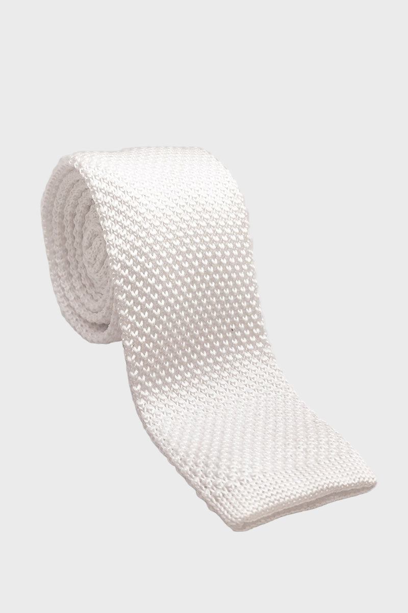 Equetech Knitted Competition Tie White