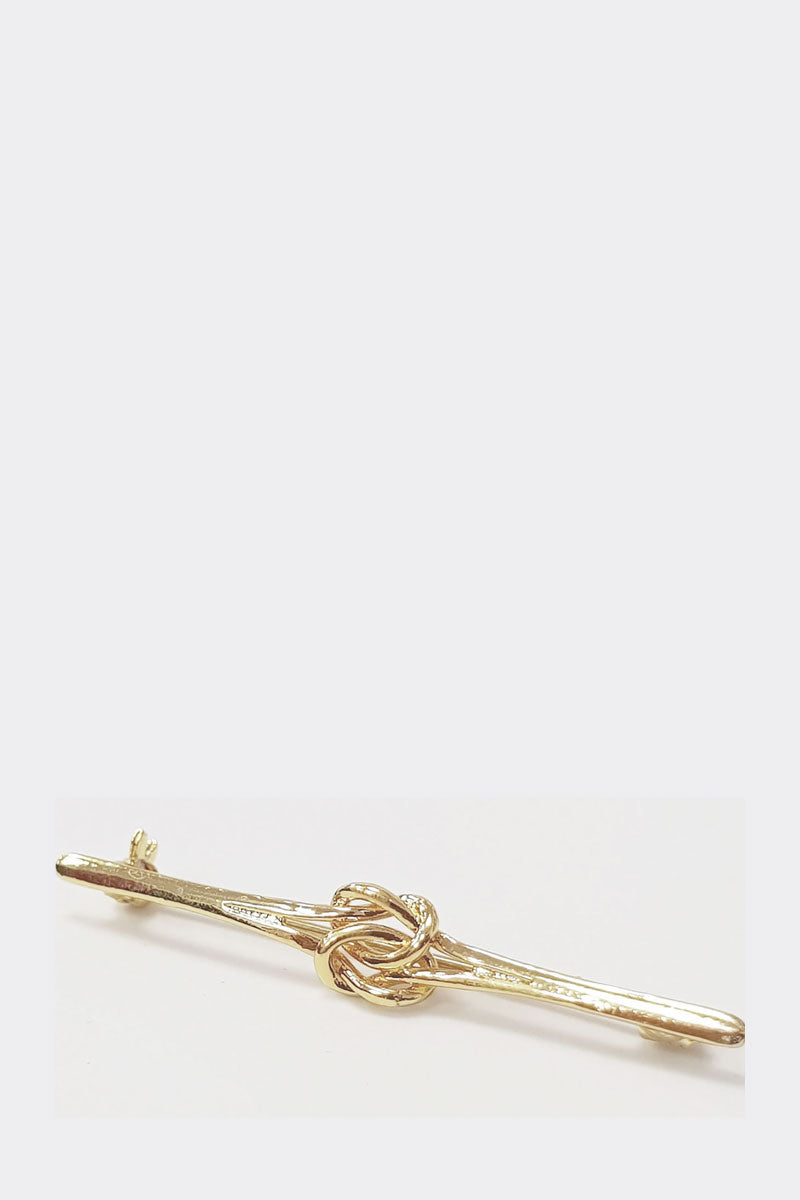 Equetech Knot Stock Pin Gold