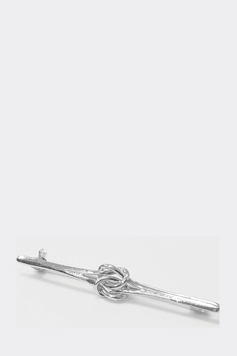 Equetech Knot Stock Pin Silver