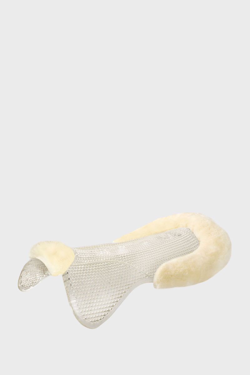 Acavallo Just Gel Lambskin Half Pad Clear/Natural 