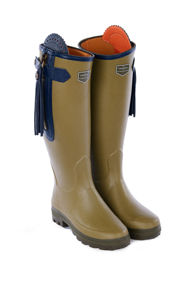 Le Chameau L'Alliance Neoprene Lined Boot Vert Vierzon