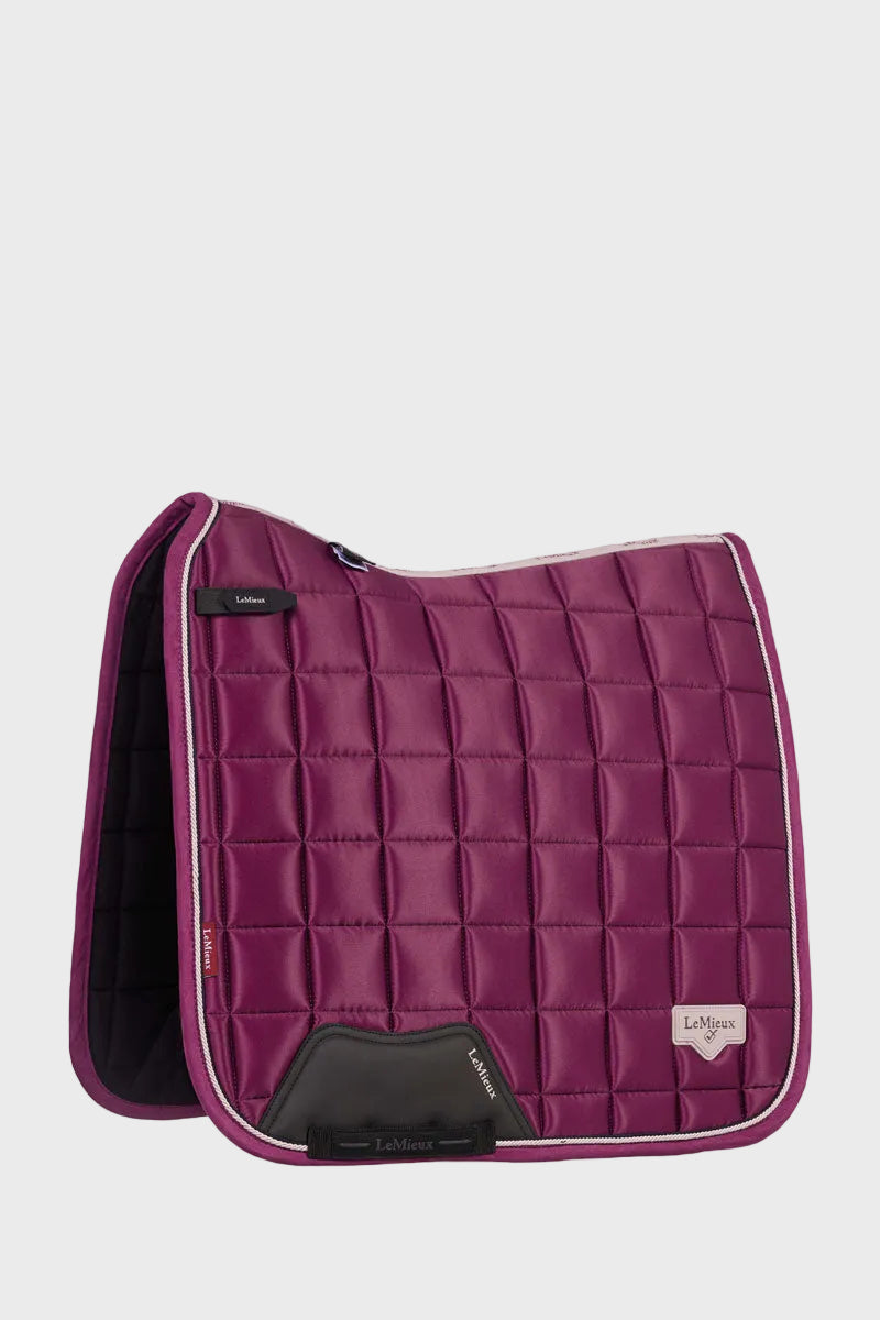 LeMieux Loire Classic Dressage Saddle Pad Blackberry