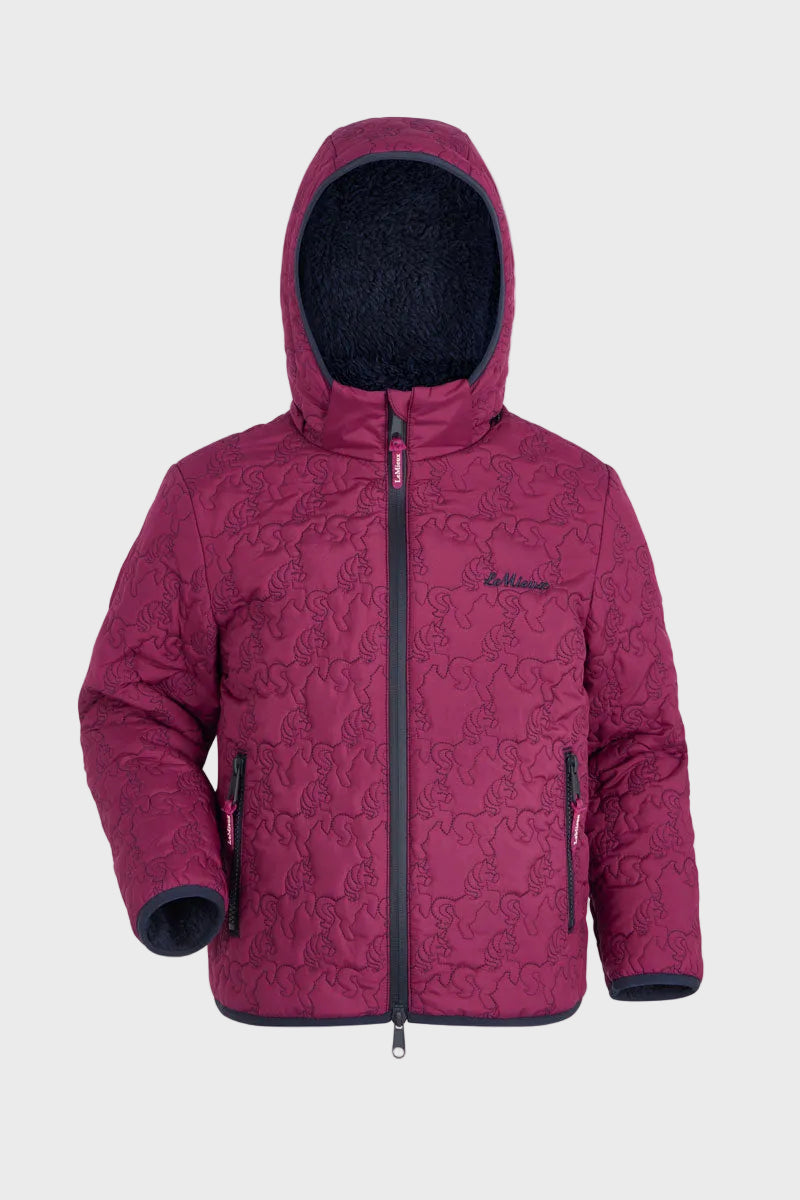 LeMieux Mini Lola Quilted Jacket Blackberry