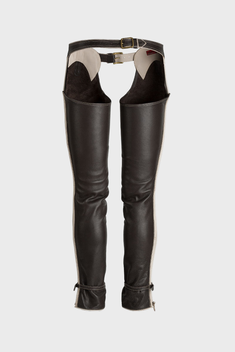 Parlanti Classic Full Chaps Buffalo Leather Brown