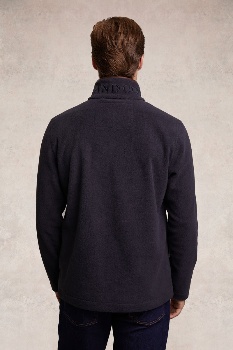 Holland Cooper Men's Country Fleece Quarter Zip Ink Navy
