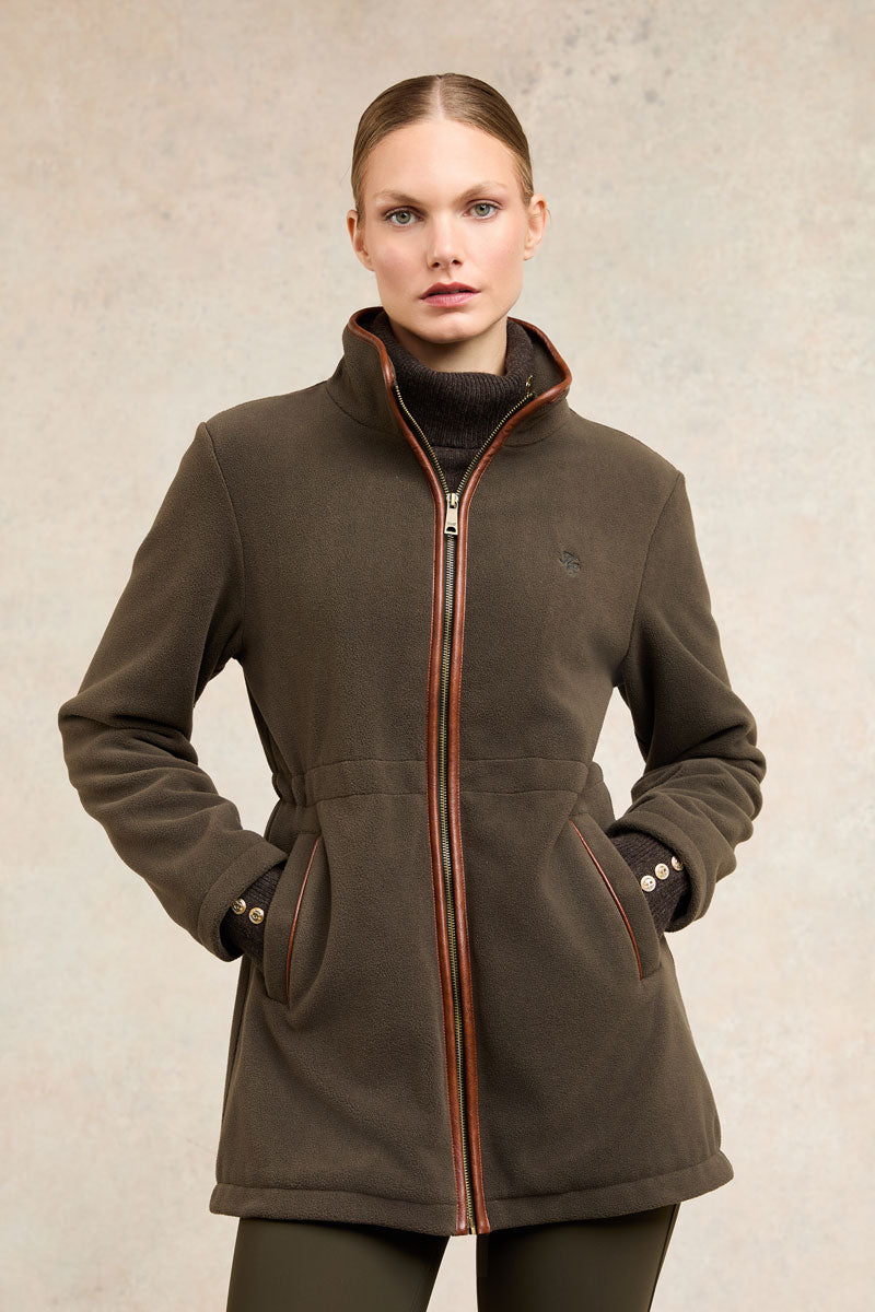 Holland Cooper Longline Fleece Khaki