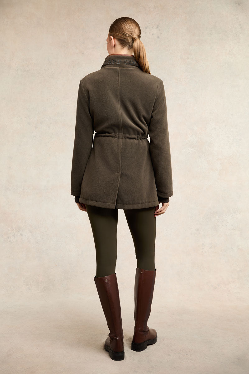 Holland Cooper Longline Fleece Khaki