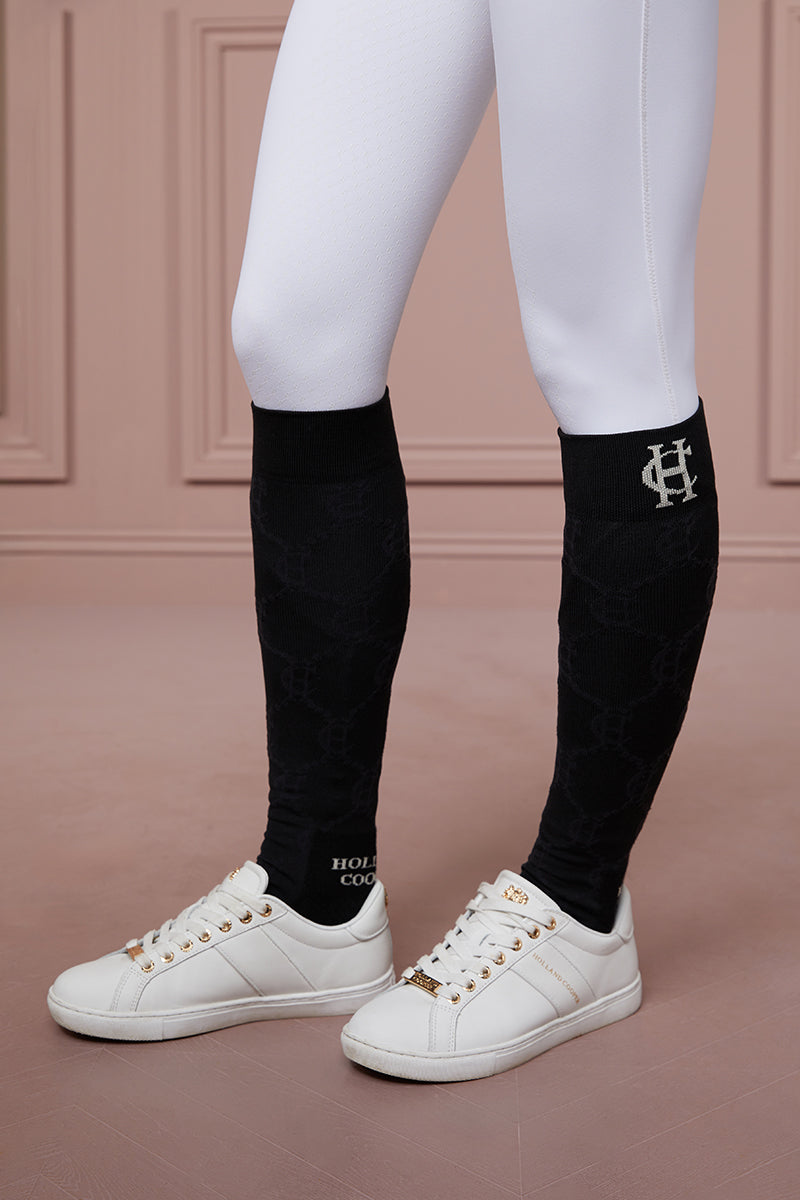 Holland Cooper Riding Sock Black 