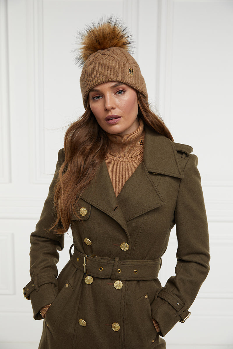 Holland Cooper Cortina Bobble Hat Caramel 