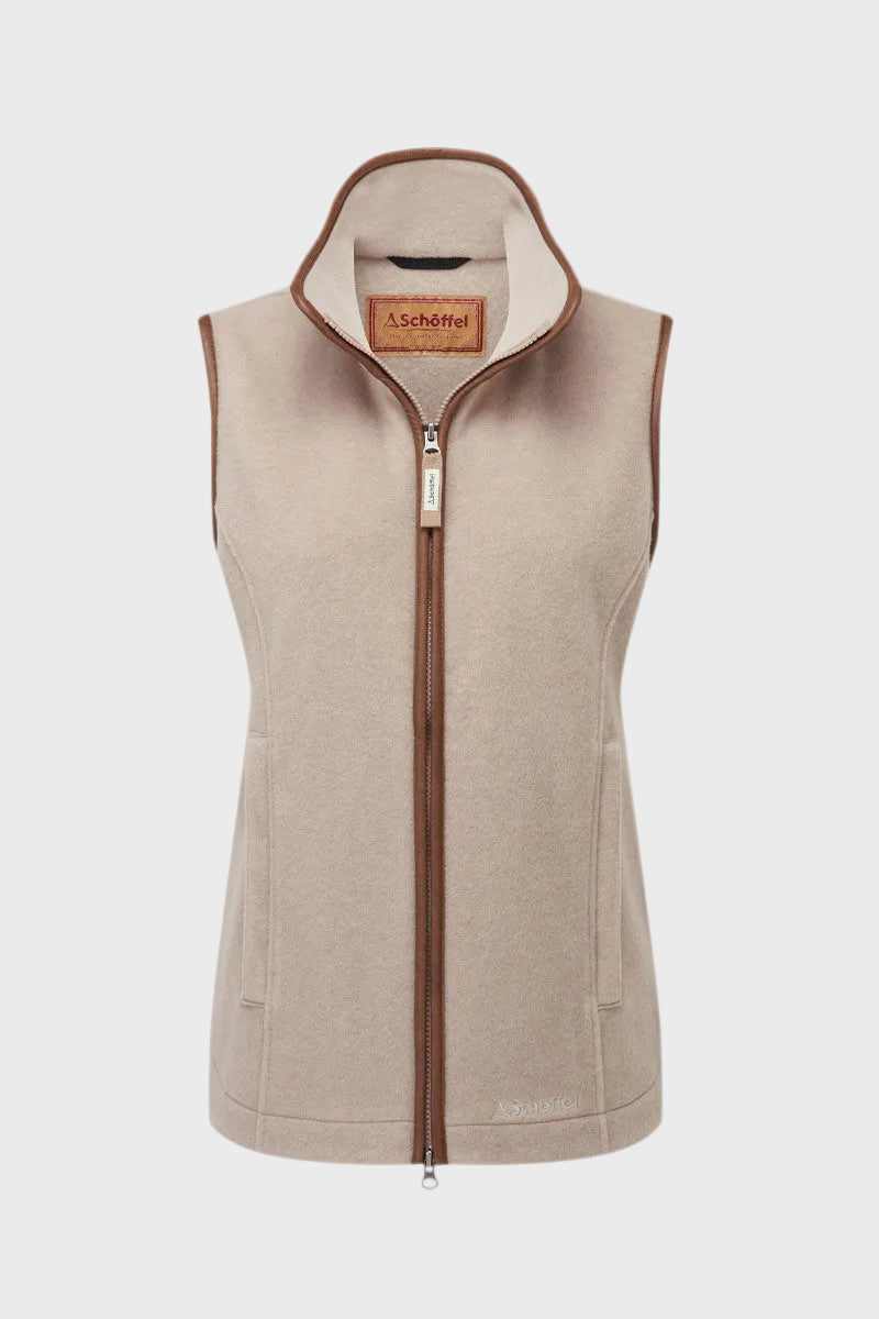 Schoffel Lyndon II Fleece Gilet Mushroom