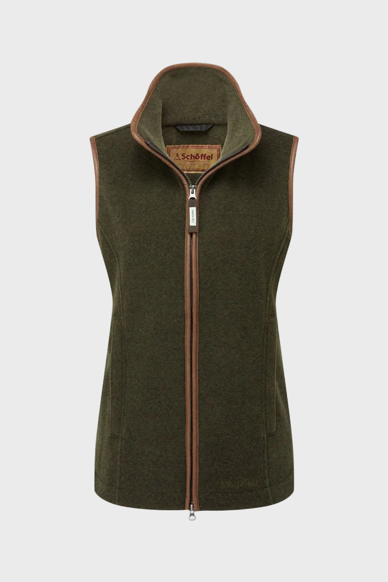Schoffel Lyndon II Fleece Gilet Dark Olive 