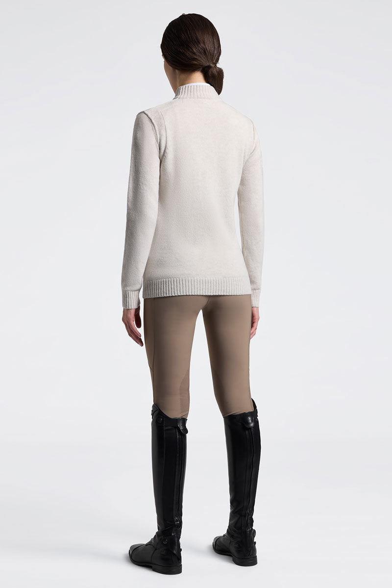 Cavalleria Toscana Pure Wool Turtleneck Sweater Cream