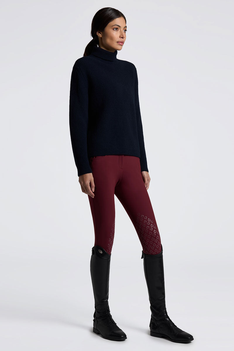 Cavalleria Toscana Pure Wool Turtleneck Sweater Navy