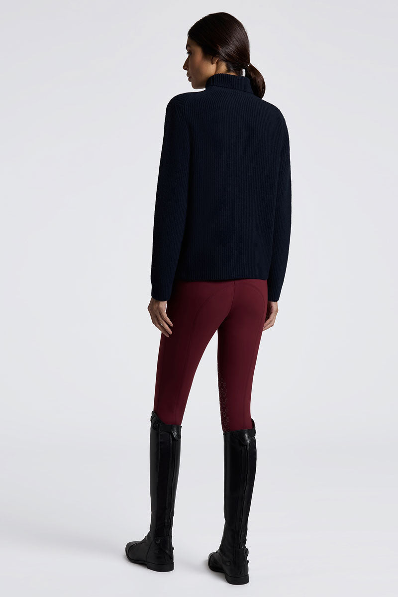 Cavalleria Toscana Pure Wool Turtleneck Sweater Navy