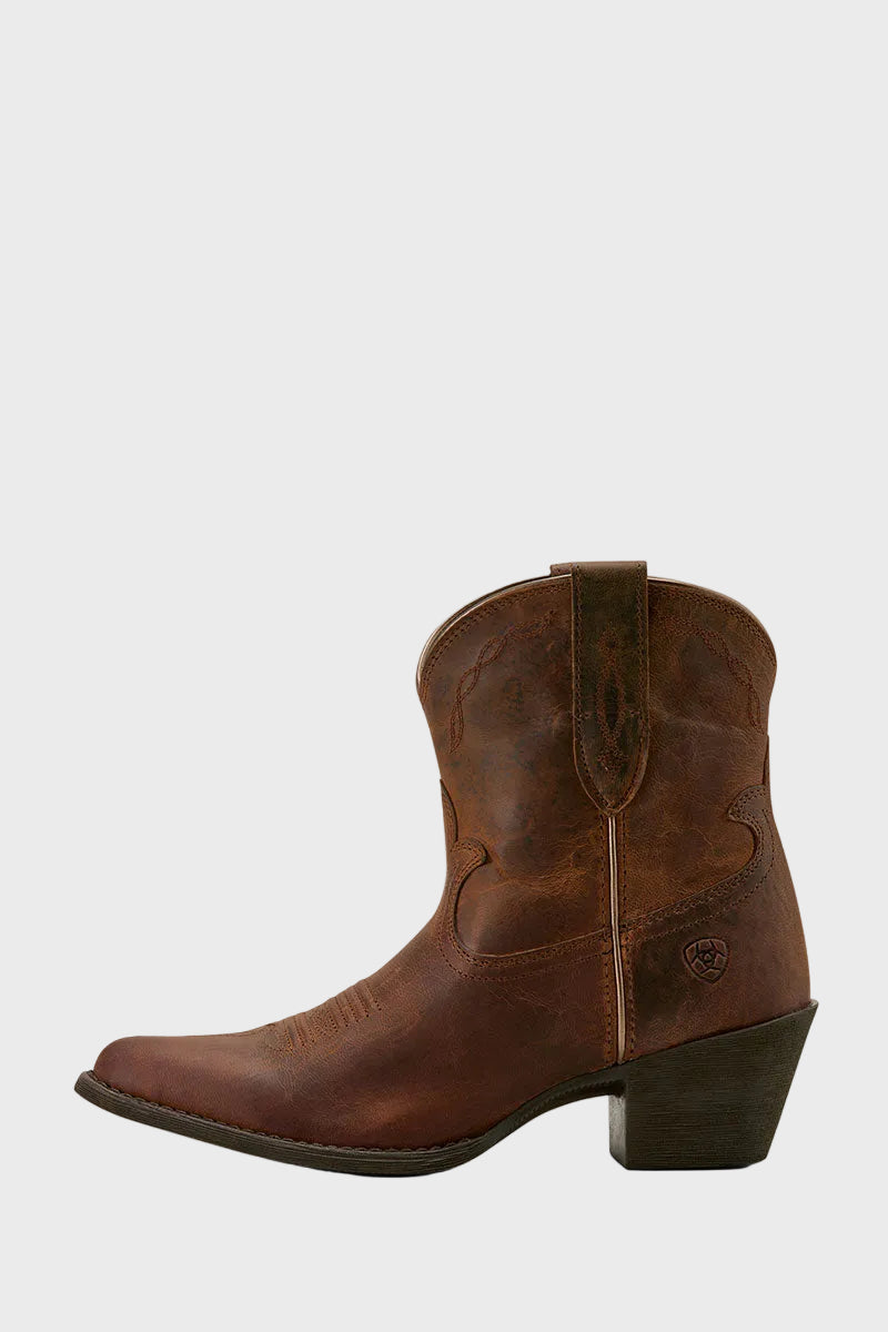 Ariat Maggie J Toe Western Boot Sassy Brown