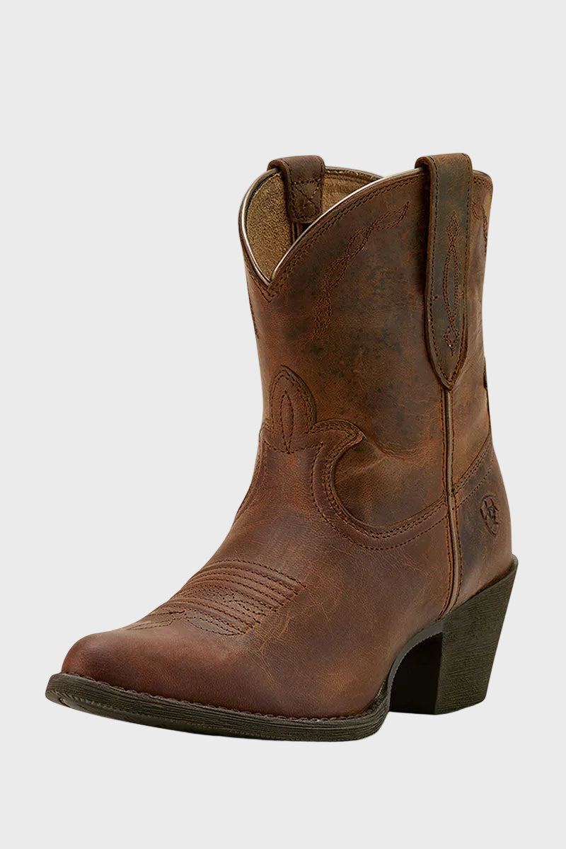 Ariat Maggie J Toe Western Boot Sassy Brown