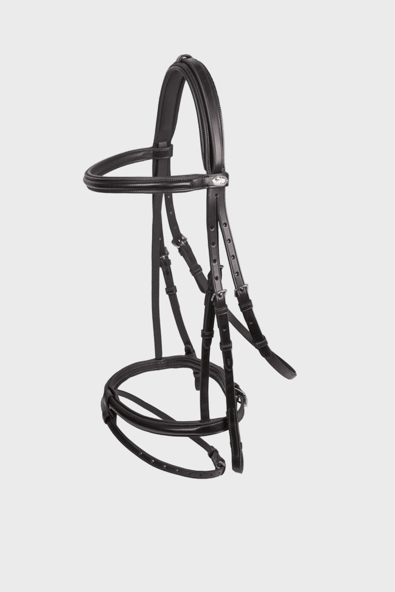 Schockemohle Mannheim Bridle Black/Silver