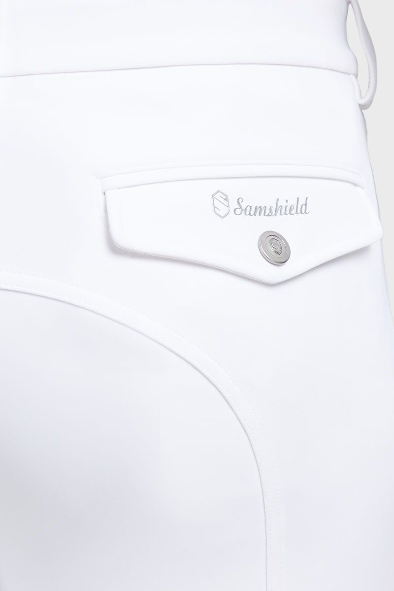 Samshield Men's Marceau Matt Knee Grip Breeches White