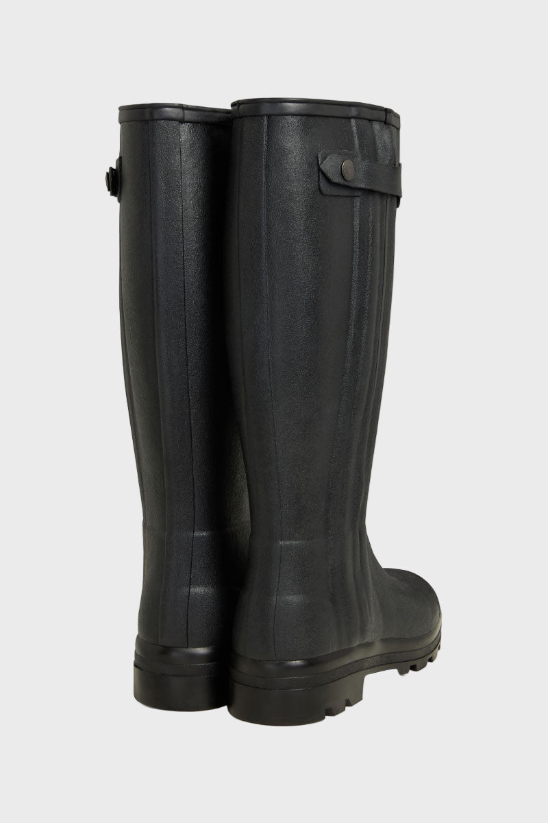 Le Chameau Men's Chasseur Leather Lined Boot Noir 