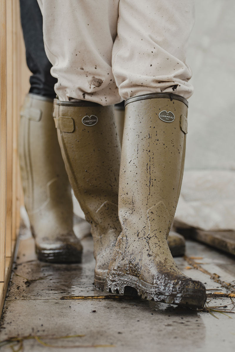 Le Chameau Men's Chasseur Neoprene Boot Vert Vierzon