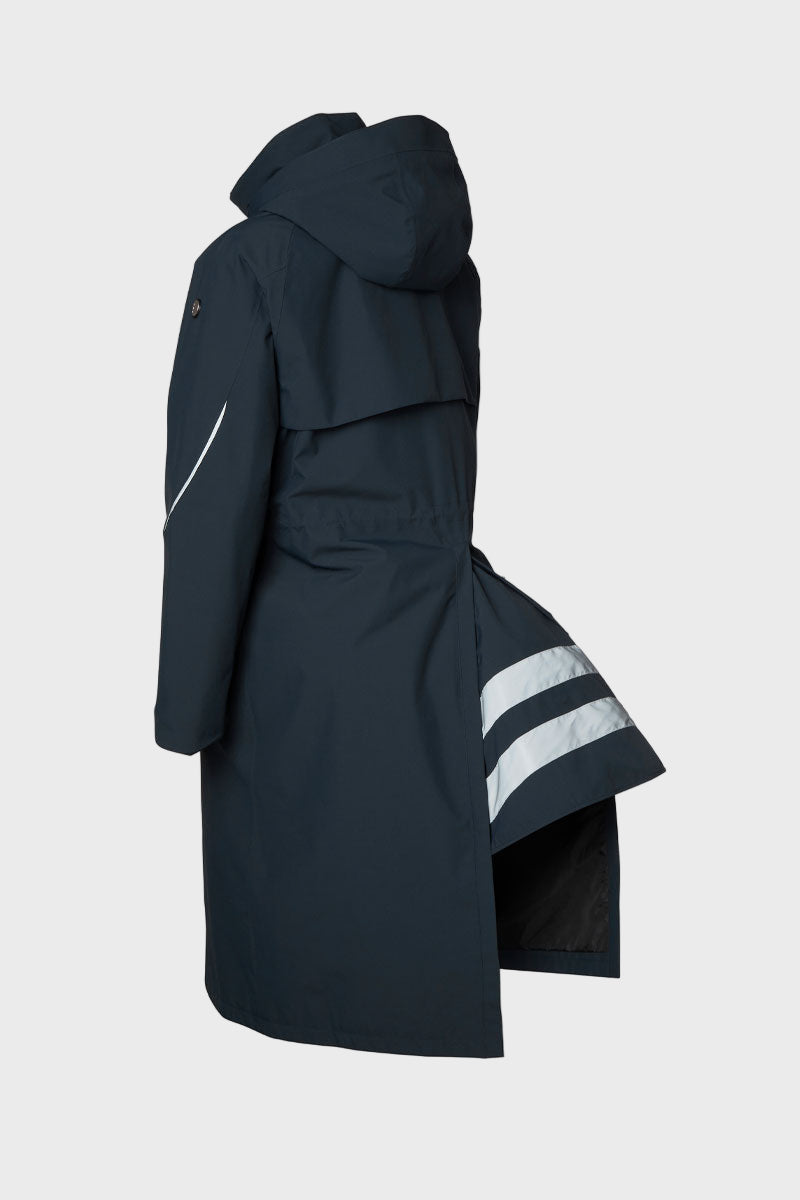 Stierna Men's Sky Raincoat Midnight Navy