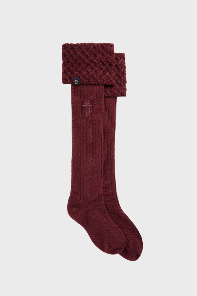 Fairfax & Favor Explorer Socks Ruby