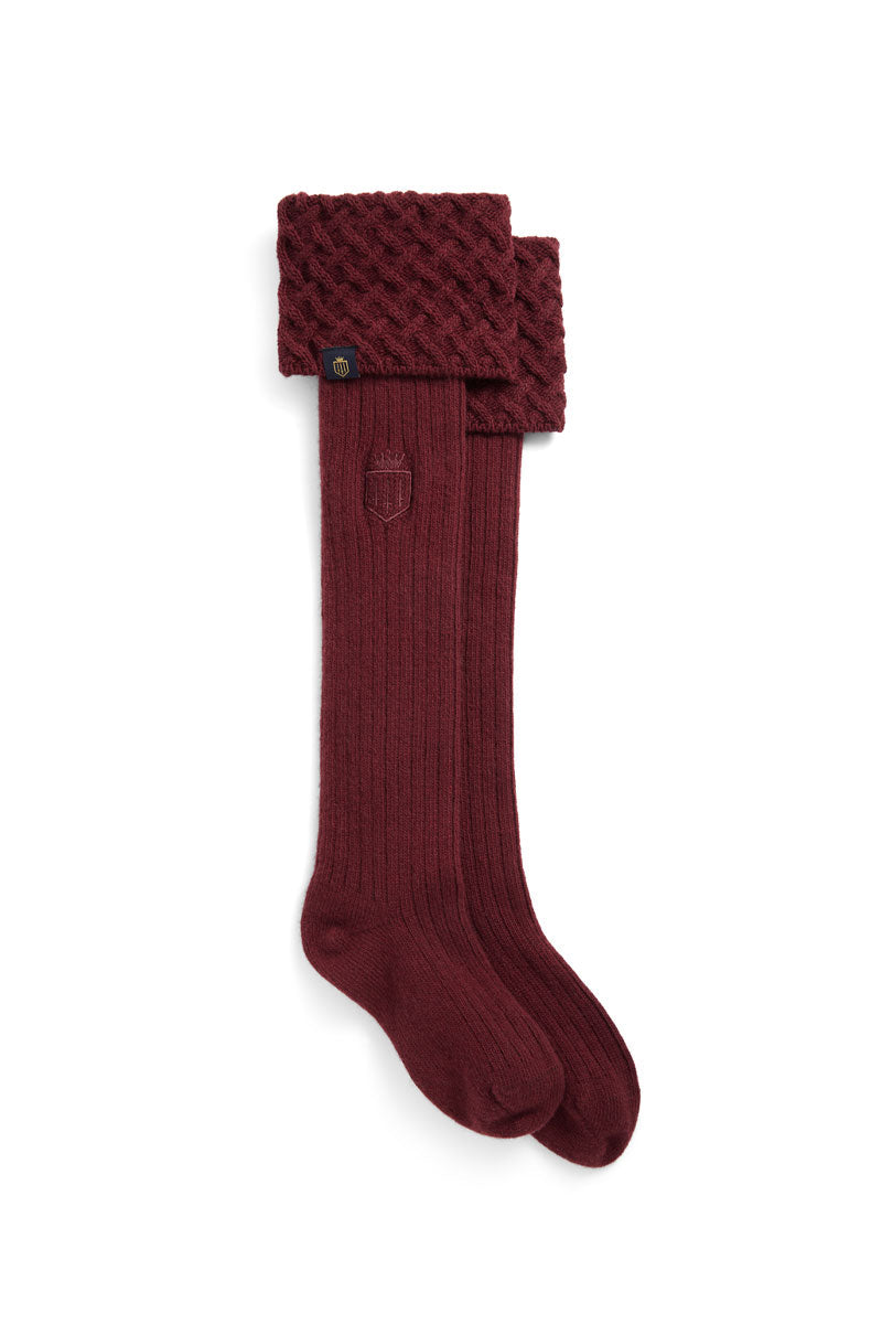 Fairfax & Favor Explorer Socks Ruby