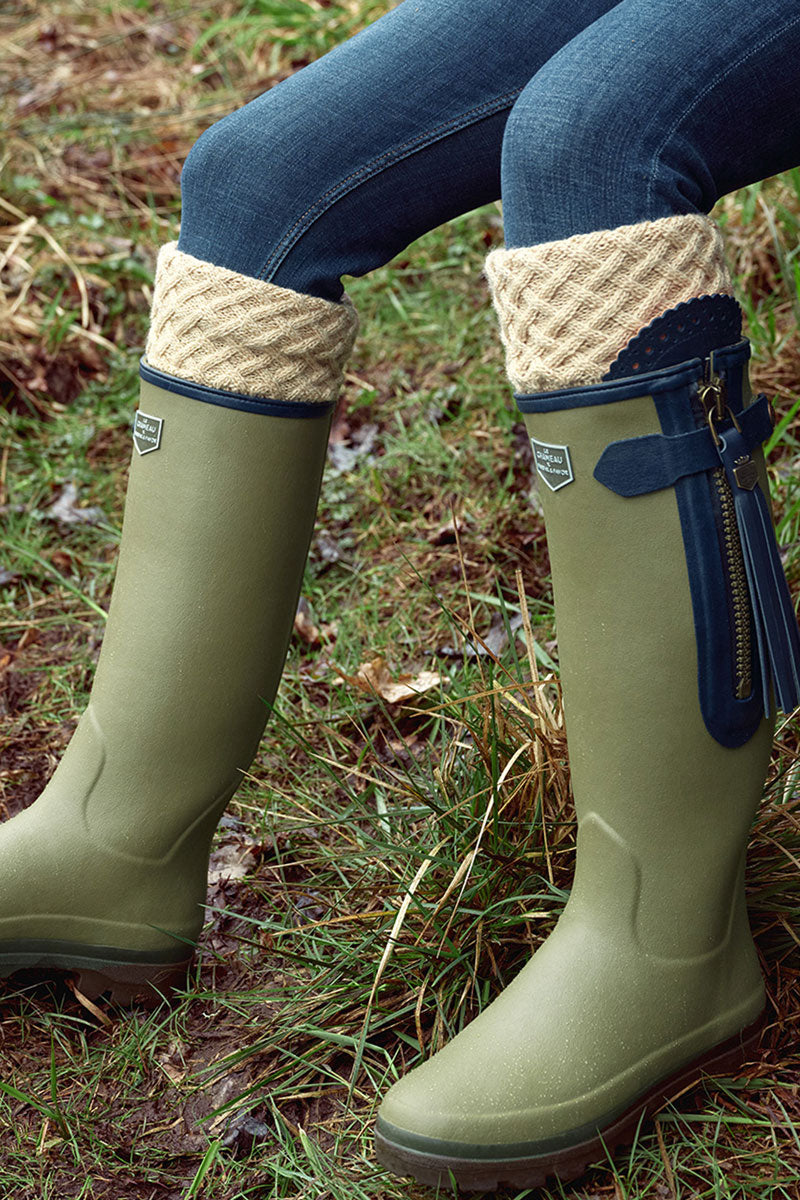 Fairfax & Favor Explorer Socks Navy/Fawn