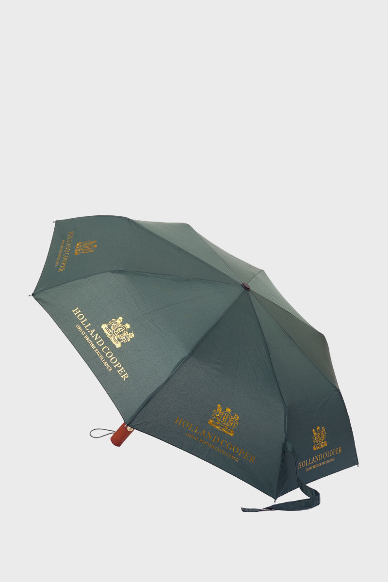 Holland Cooper Mini Umbrella Green