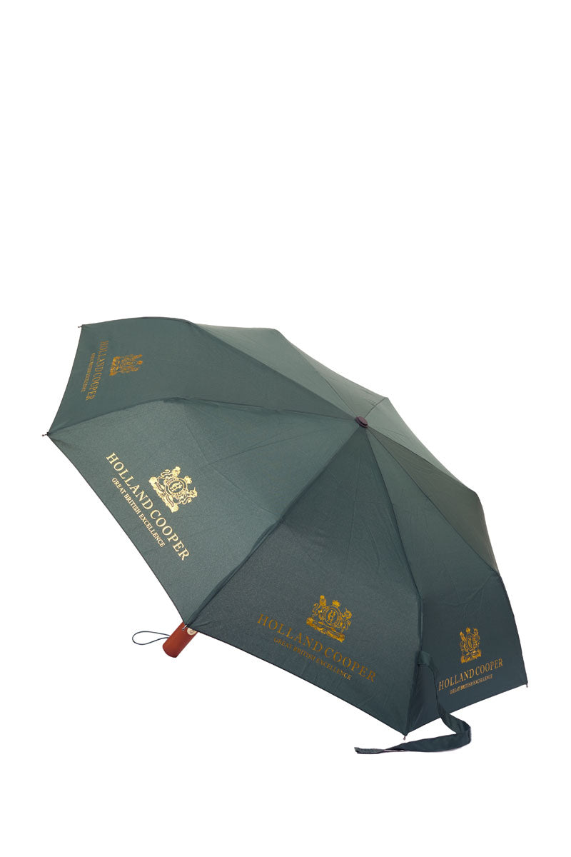 Holland Cooper Mini Umbrella Green