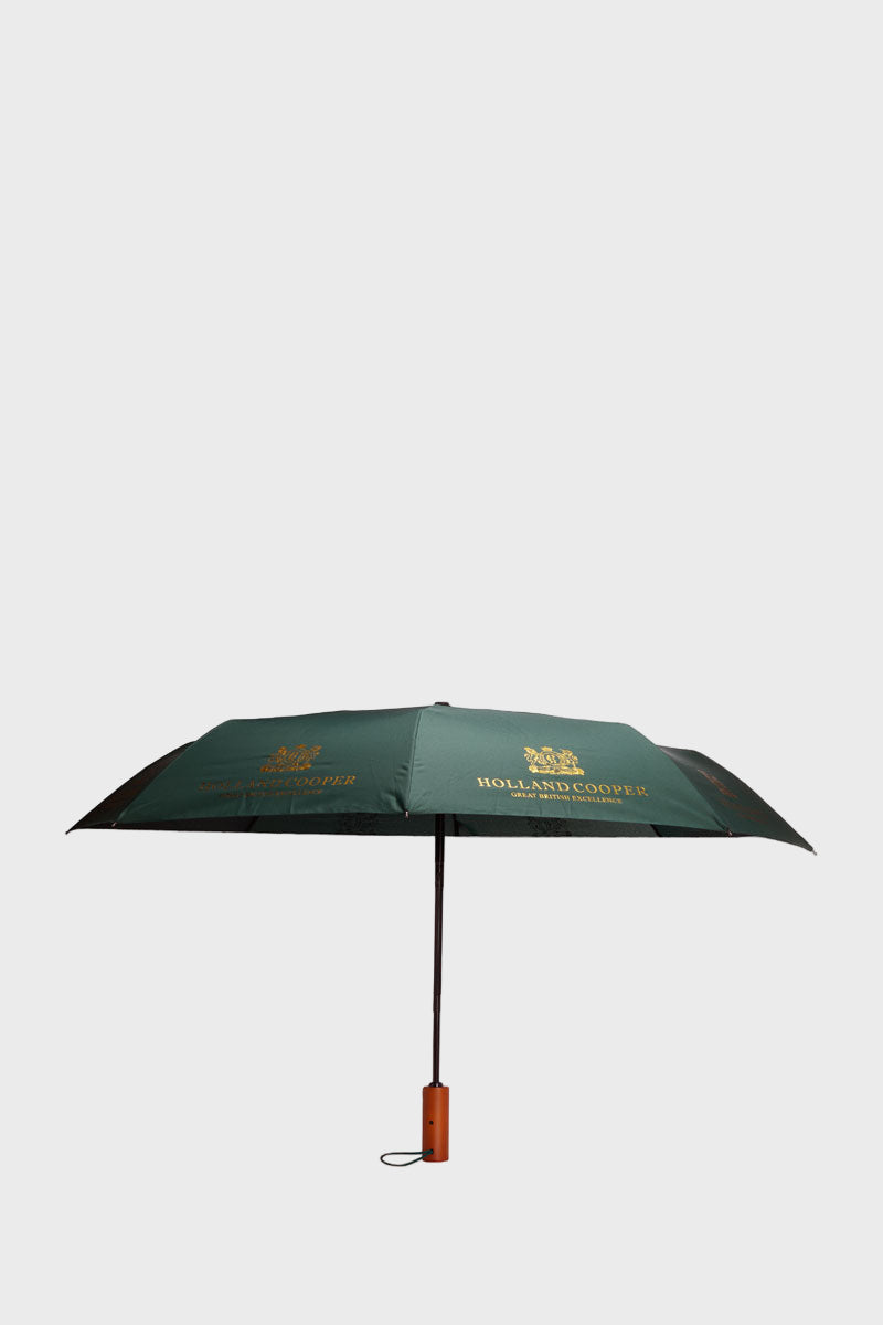 Holland Cooper Mini Umbrella Green