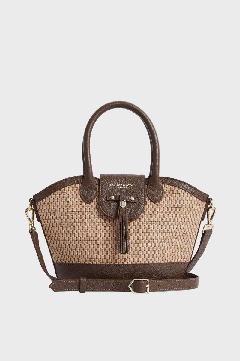 Fairfax & Favor Mini Windsor Basket Bag Tan