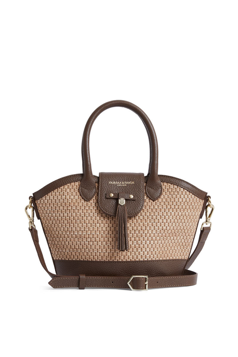Fairfax & Favor Mini Windsor Basket Bag Tan