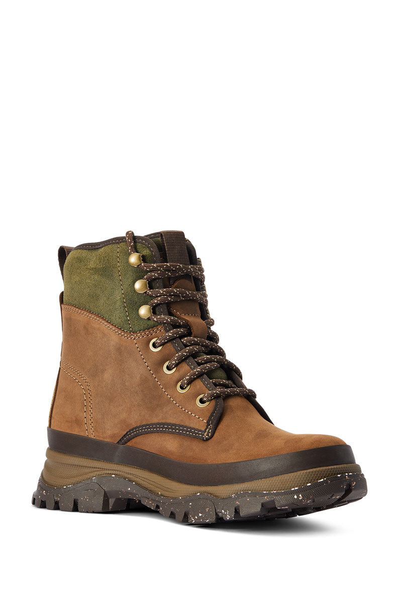 Ariat Moresby Waterproof Boot Oily Distressed Brown