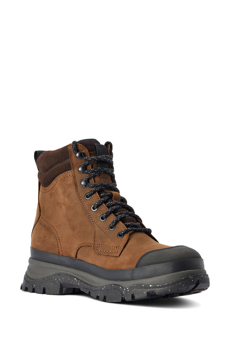 Ariat Men's Moresby Waterproof Boot Oily Distressed Brown