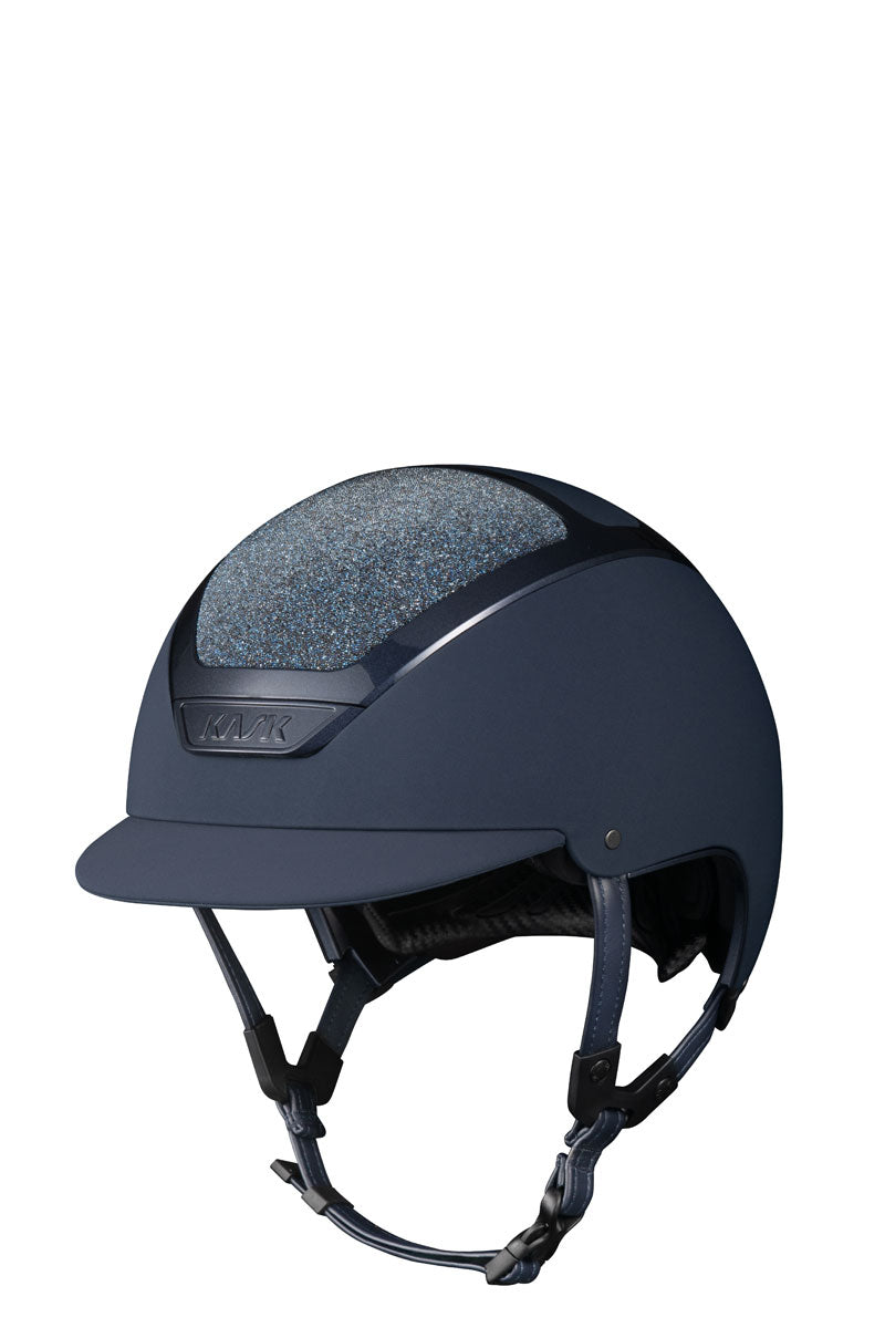 KASK Dogma Chrome II - Crystals Carpet Navy/Navy Frame with Navy Crystals 