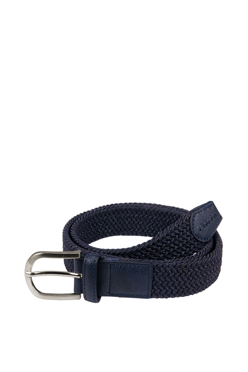 Pikeur Braided Belt Navy