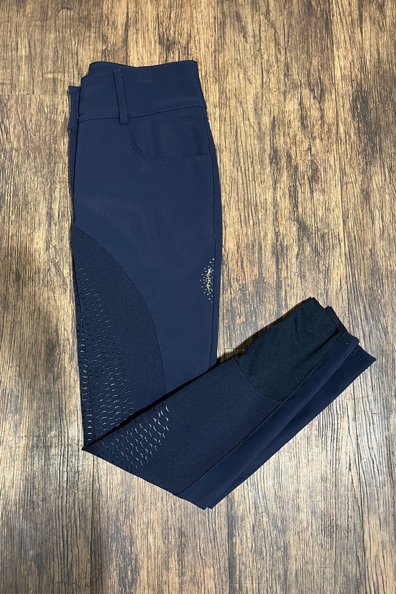 Animo Nesselt Full Seat Breeches Blu Navy