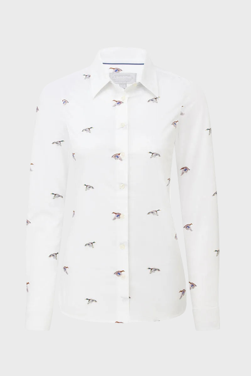 Schoffel Norfolk Shirt Painted Mallard 