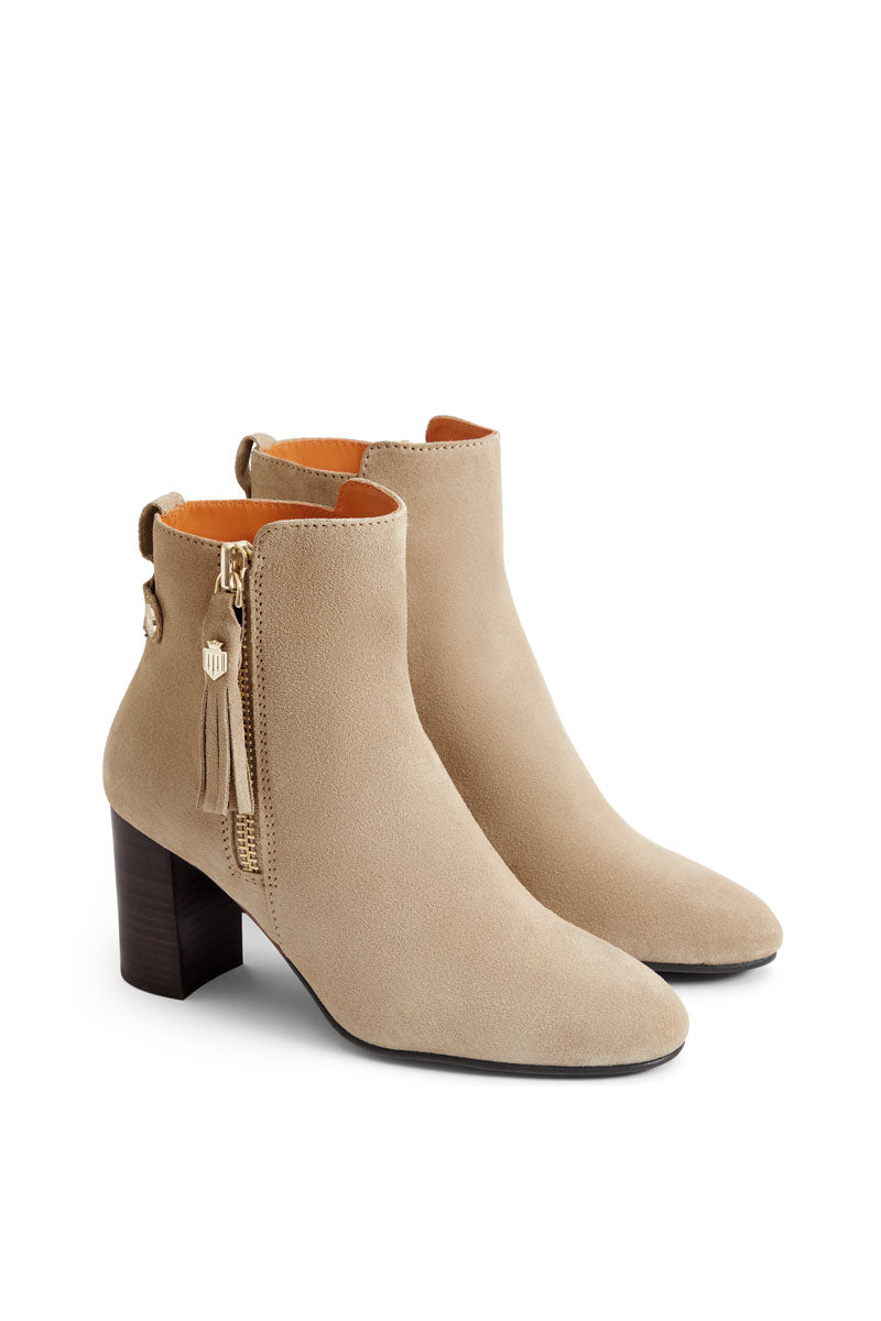 Fairfax & Favor Oakham Ankle Boot Caramel Suede