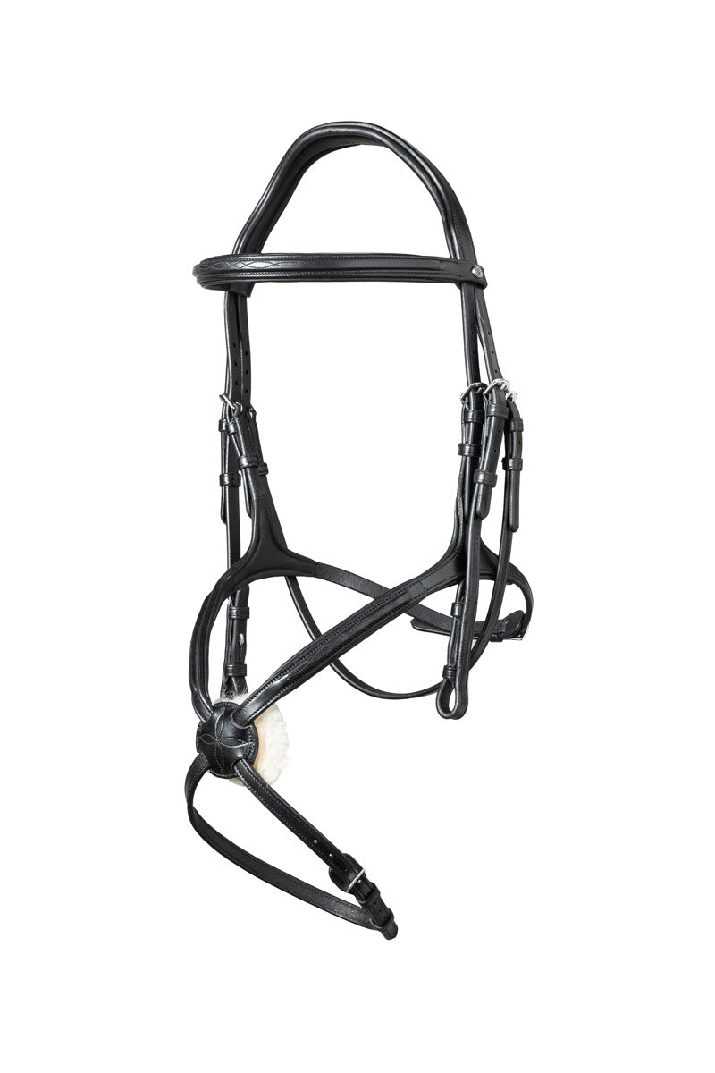 Trust Oslo Bridle Black/Silver