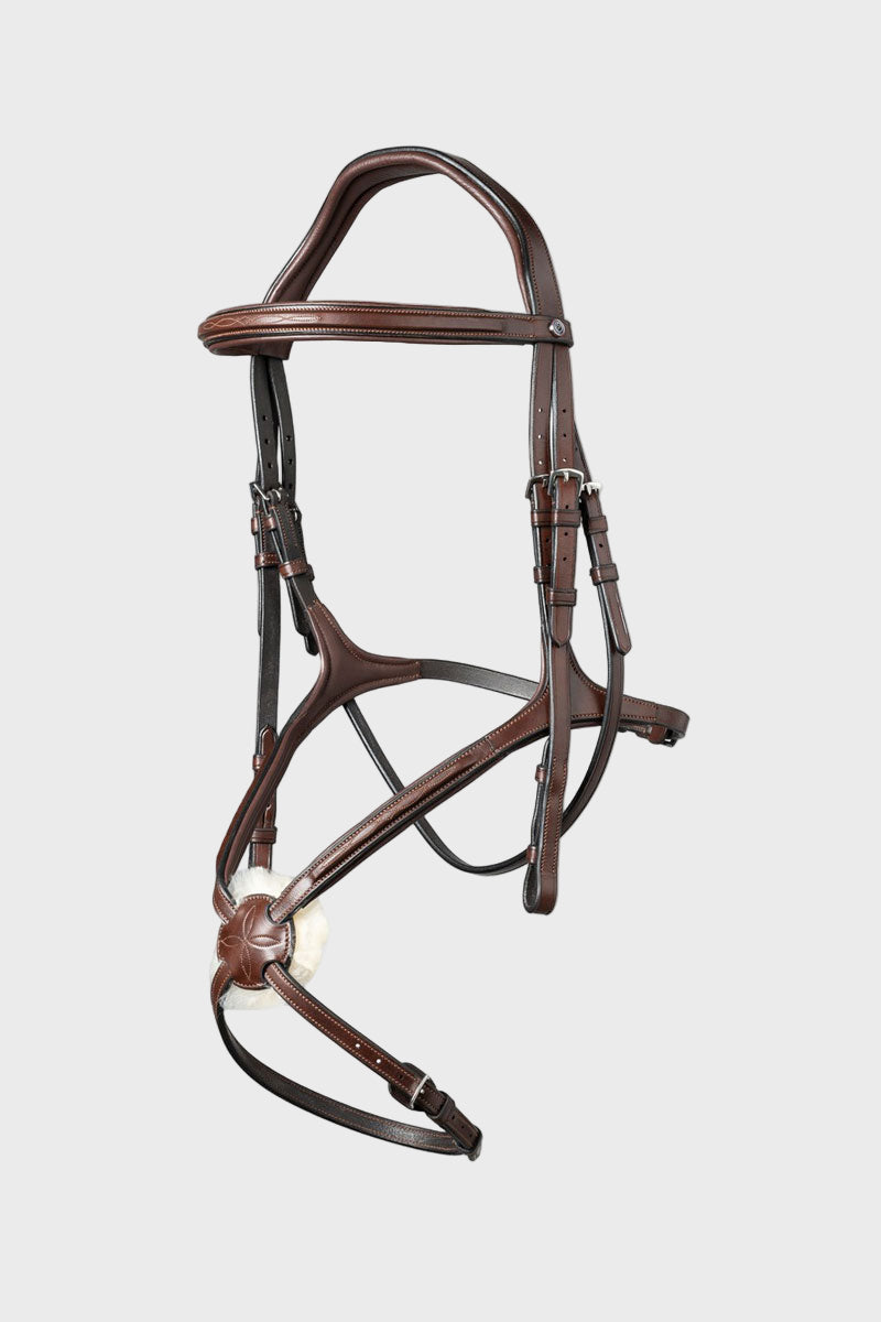 Trust Oslo Bridle Brown/Silver