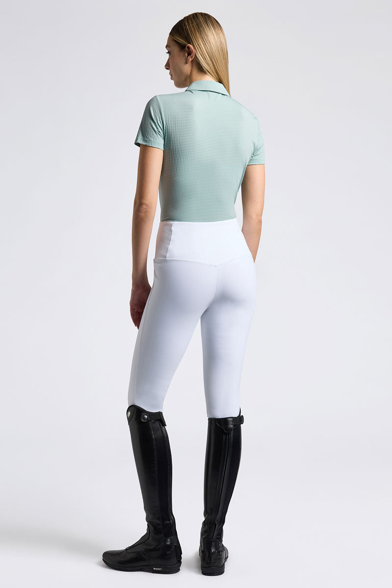 Cavalleria Toscana Jersey Training Polo Light Teal Green 