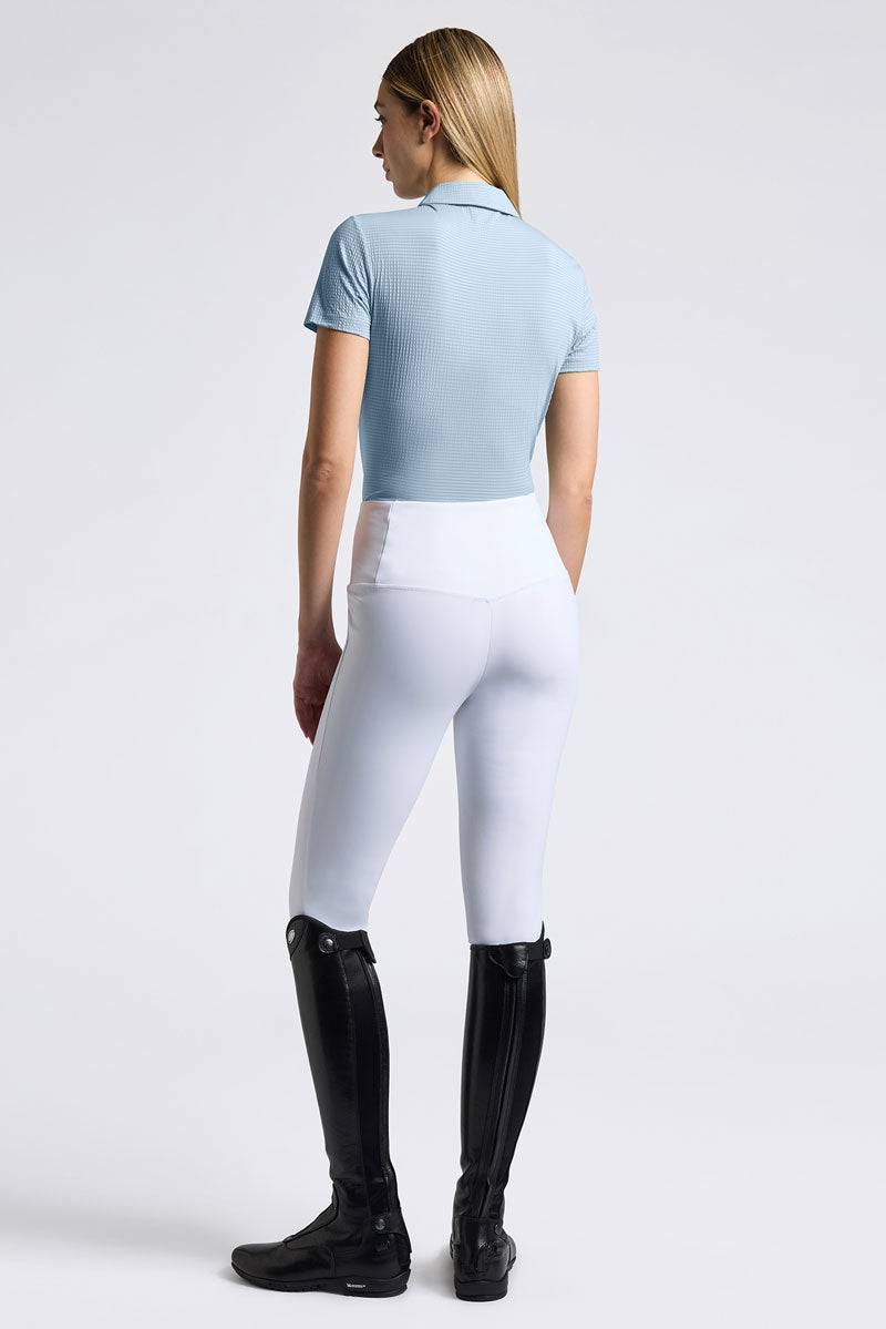 Cavalleria Toscana Jersey Training Polo Blue Fog