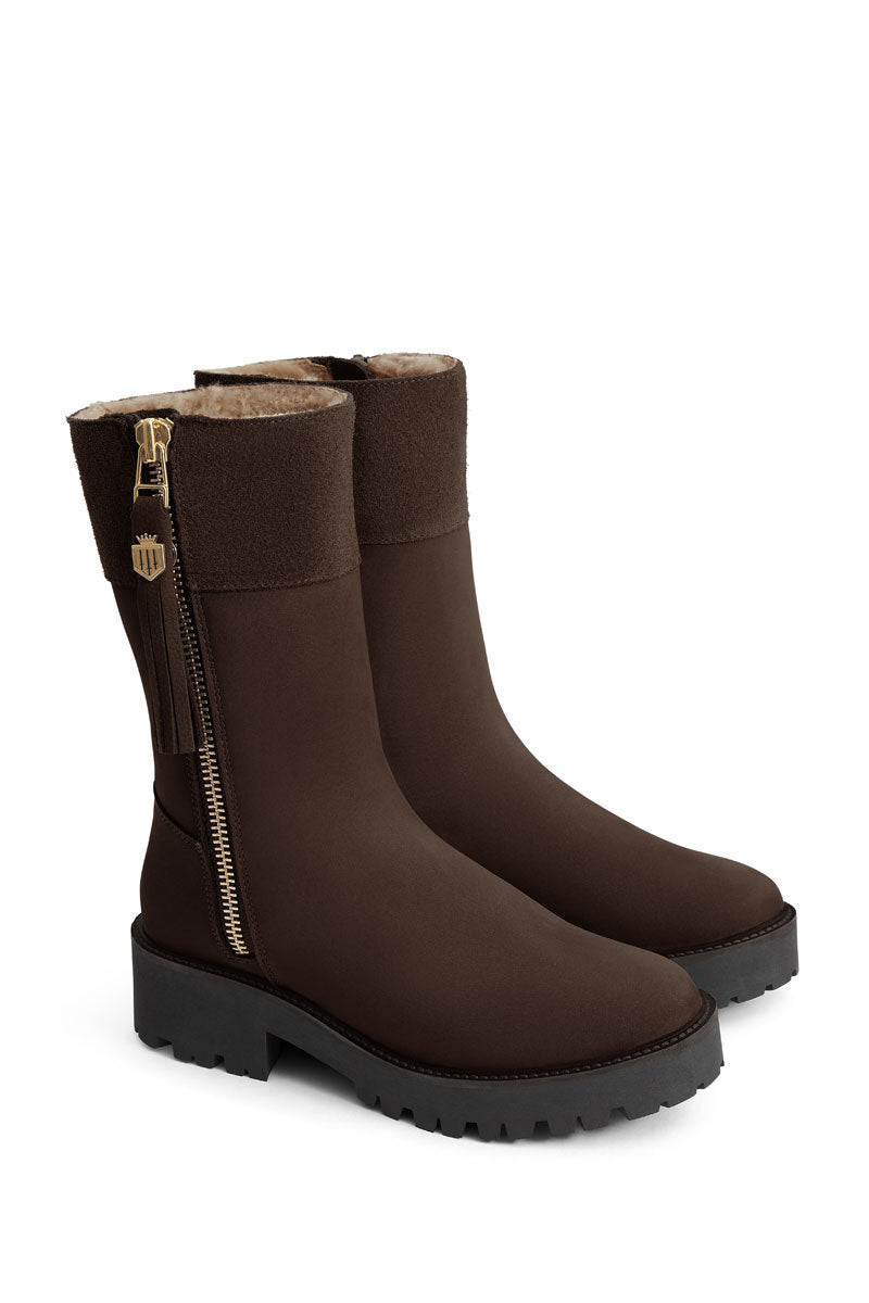 Fairfax & Favor Paris Boot Chocolate Nubuck