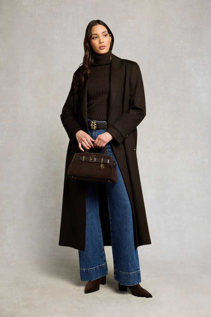 Holland Cooper Polly Knit Chocolate