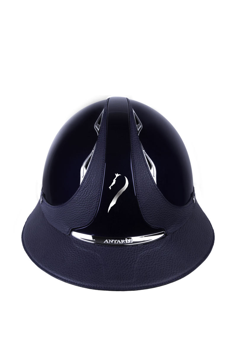 Antares Premium Glossy Eclipse Riding Hat Blue/Blue